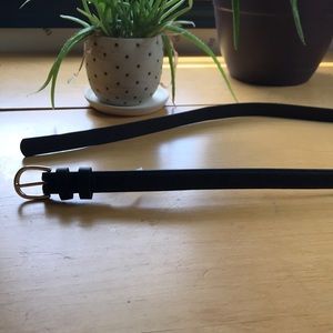 NWOT Charlotte Russe Black Belt with Gold Buckle